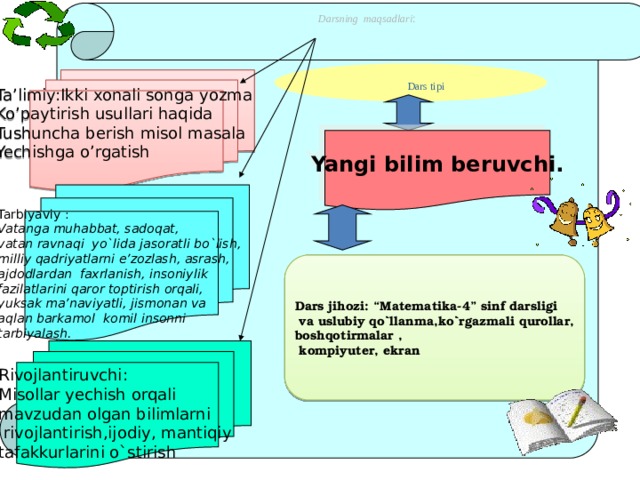 Get Matematika Fanidan 4 Sinf Matematika Misollar Pictures