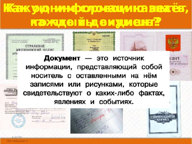 Презентация является документом