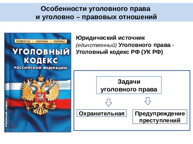 Уголовно правовые правоотношения презентация 9 класс обществознание боголюбов