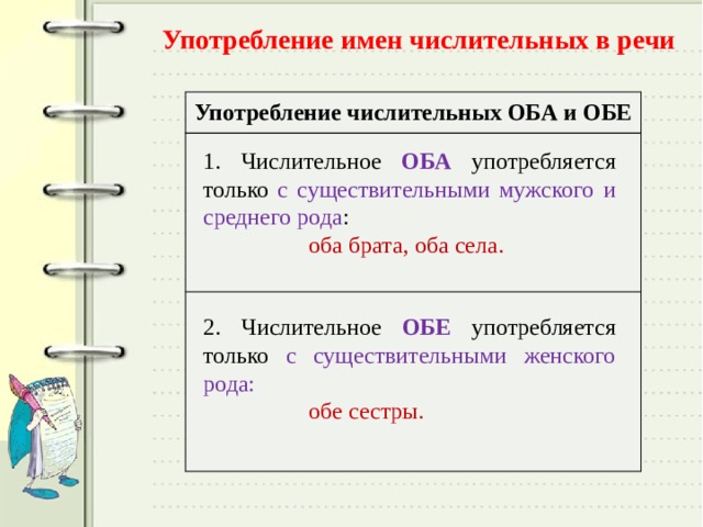 Употребление имен существительных в речи 5 класс разумовская презентация