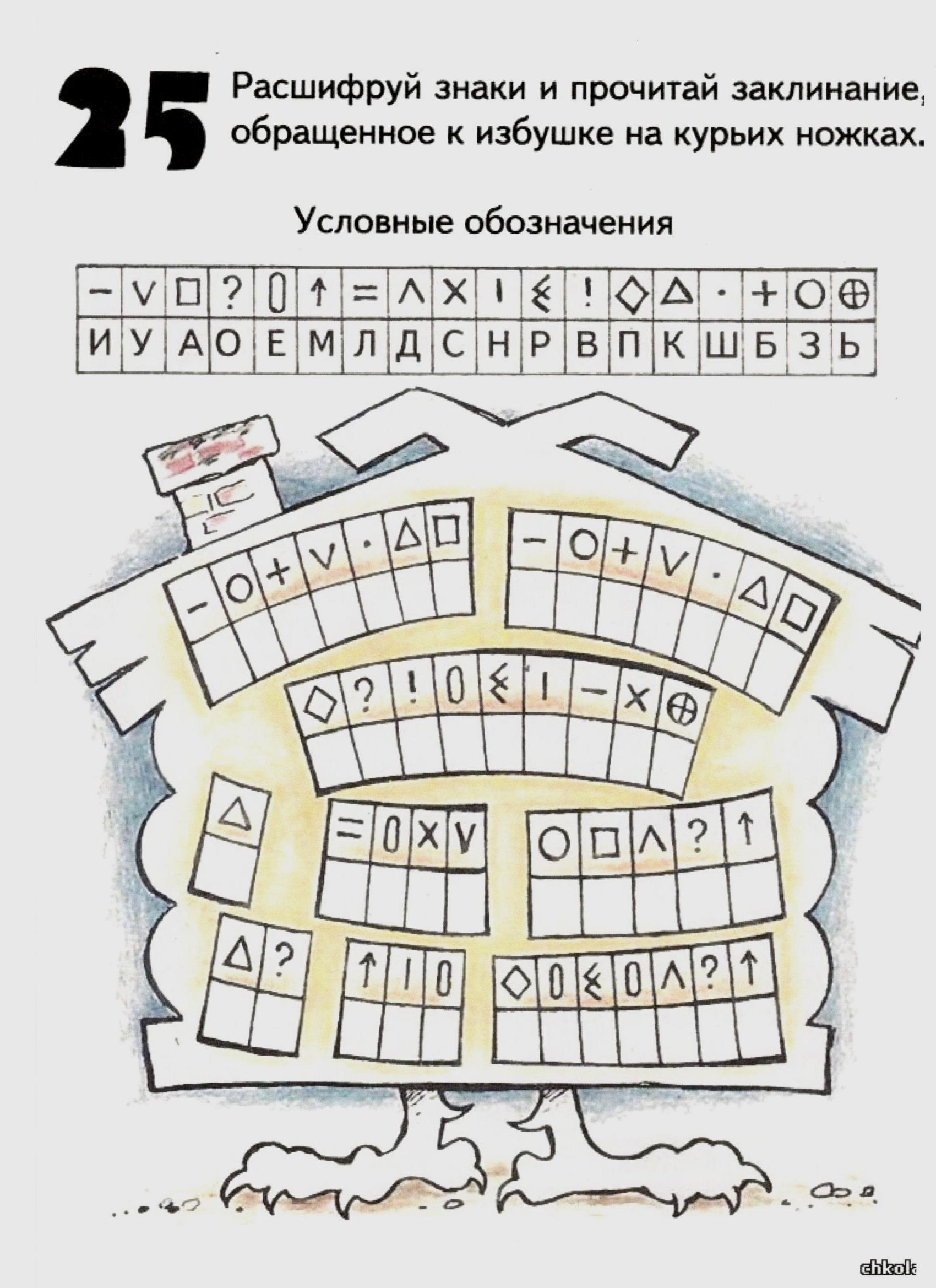 Шифровки рифмовки