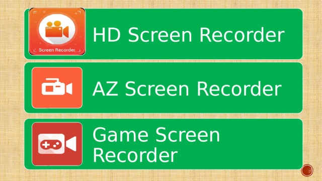 HD Screen Recorder AZ Screen Recorder Game Screen Recorder 