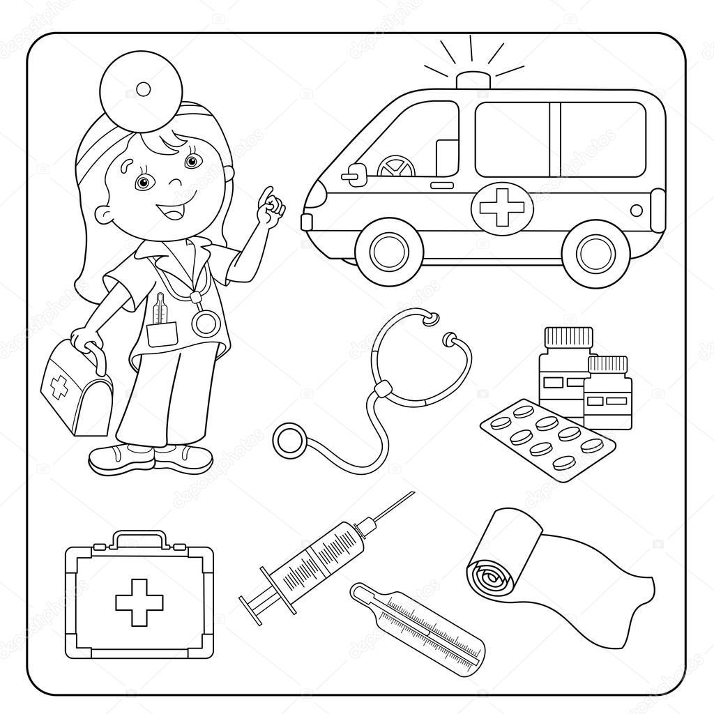 Медицинские инструменты скорой помощи для детей