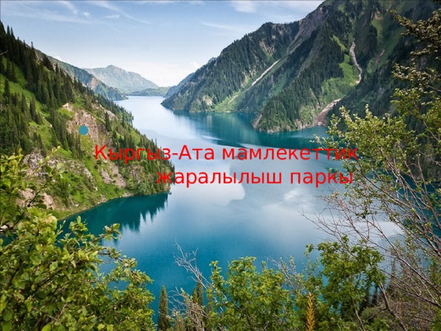   Кыргыз-Ата мамлекеттик   жаралылыш паркы 