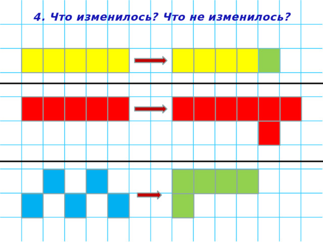 4. Что изменилось? Что не изменилось?  