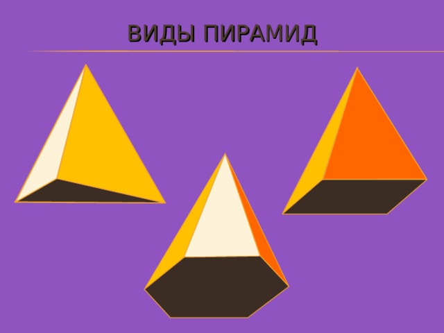 Типы пирамид