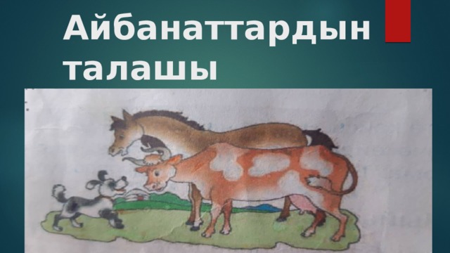 Сабат ачуу сабагы:  Айбанаттардын талашы 