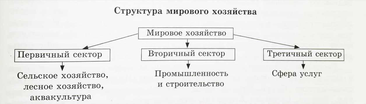 Состав мирового хозяйства