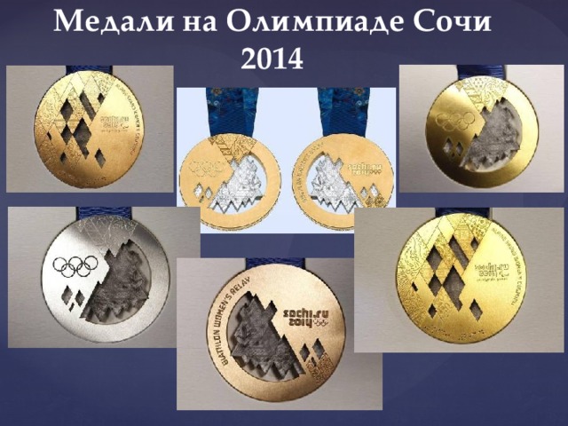 Медали на Олимпиаде Сочи 2014 