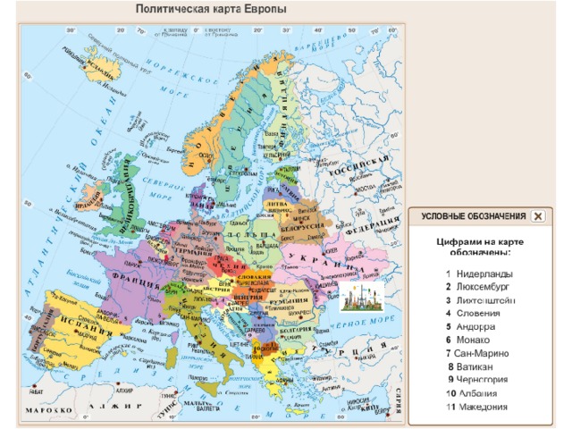 7 класс. Презентация "Европа в мире"
