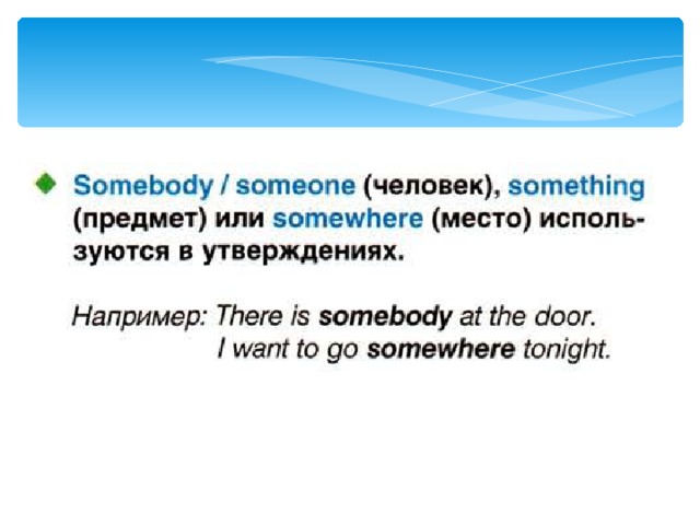 Somebody anybody Nobody.