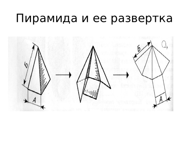 Развертка пирамиды