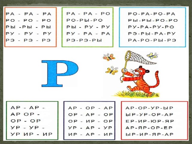Автоматизация звука р презентация для дошкольников