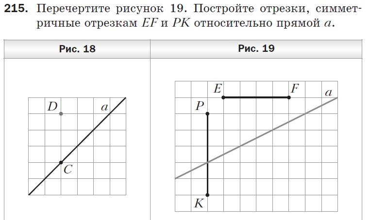 Центр симметрии параллельных прямых