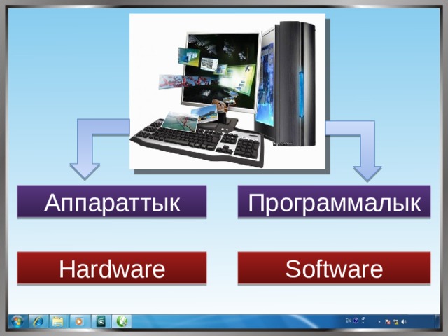 7 тест программное обеспечение компьютера. Компьютер тузулушу. Информатика Компьютердин тузулушу. Компьютер жабдылышы. Персоналдык компьютер.