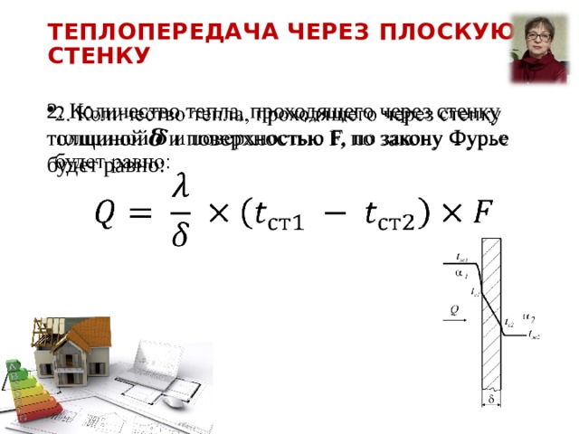 Теплопередача через тонкую стенку