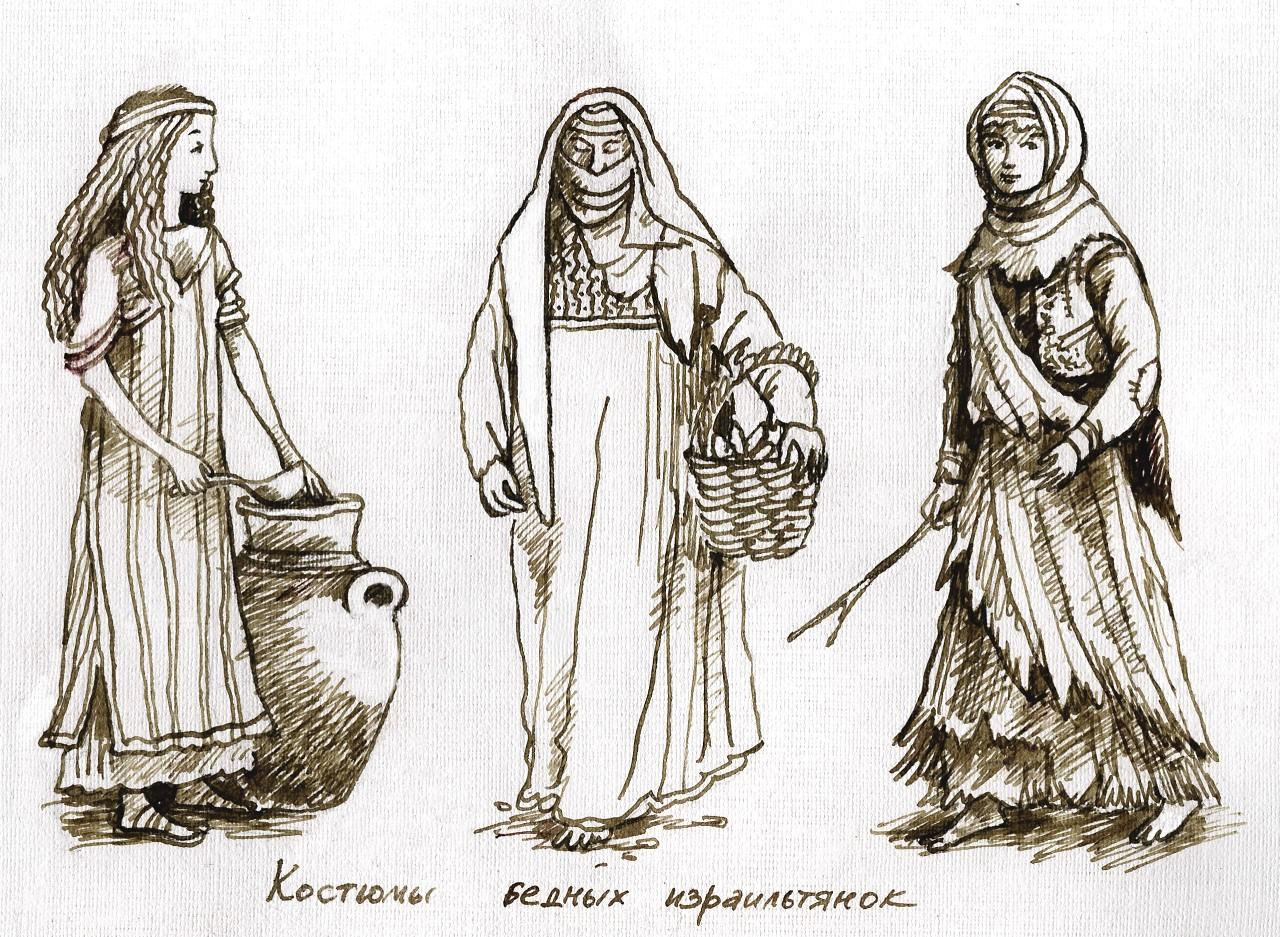 Одежда евреев в древности