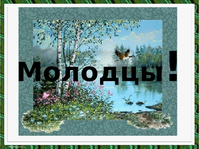 Молодцы ! 