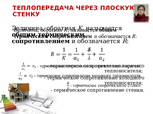 Термическое сопротивление стенки