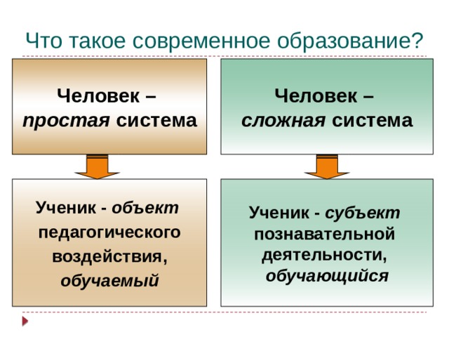 Ученик объект