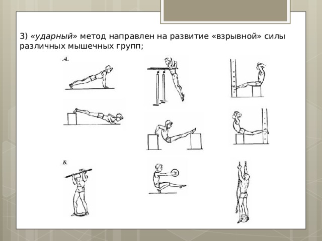 Упражнения на силу с картинками