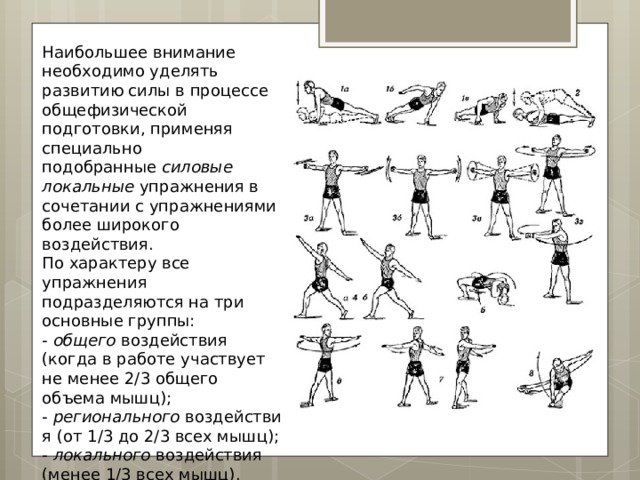 Комплекс упражнений для развития силы презентация