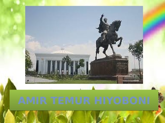 Amir Temur hiyoboni 