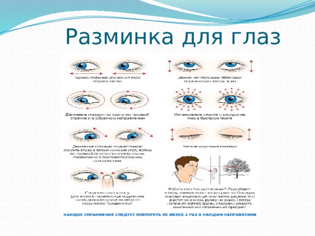 Способы улучшения зрения презентация по физкультуре