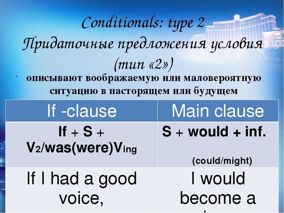 Английский условные предложения презентация 8 класс