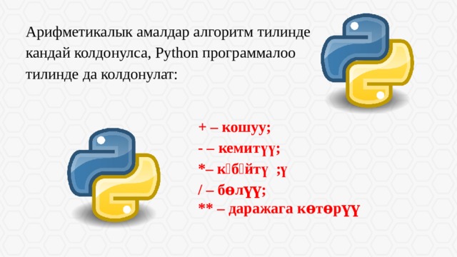 Питон 10 класс презентация