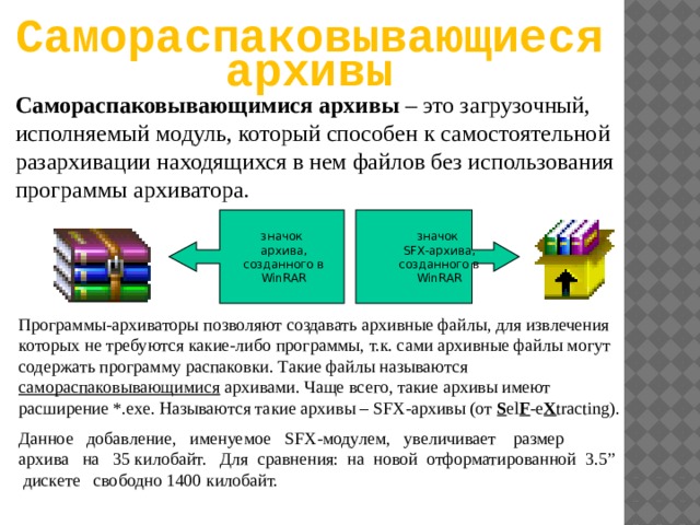 Самораспаковывающийся архив