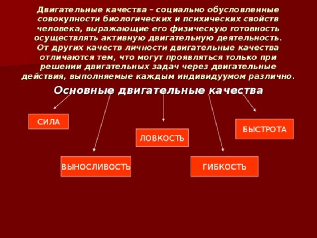 Двигательное качество ловкость презентация