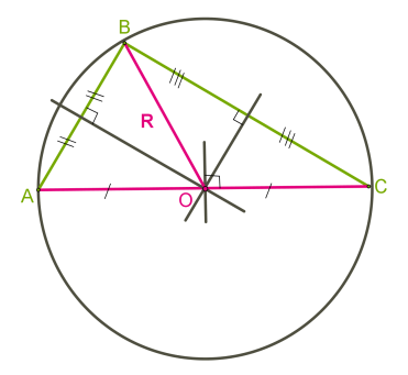 Нарисуйте окружность постройте прямоугольный треугольник вписанный в эту окружность