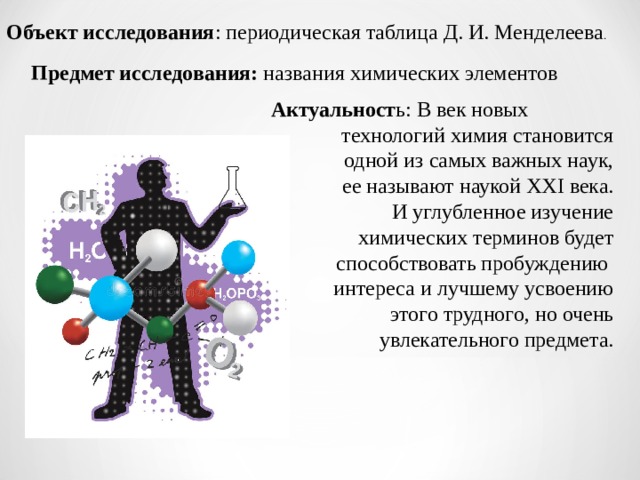 География химических названий проект