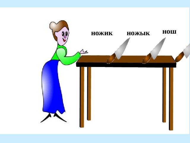 нош ножик ножык 
