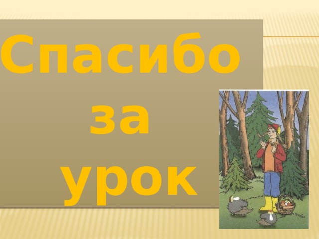 Спасибо  за  урок 