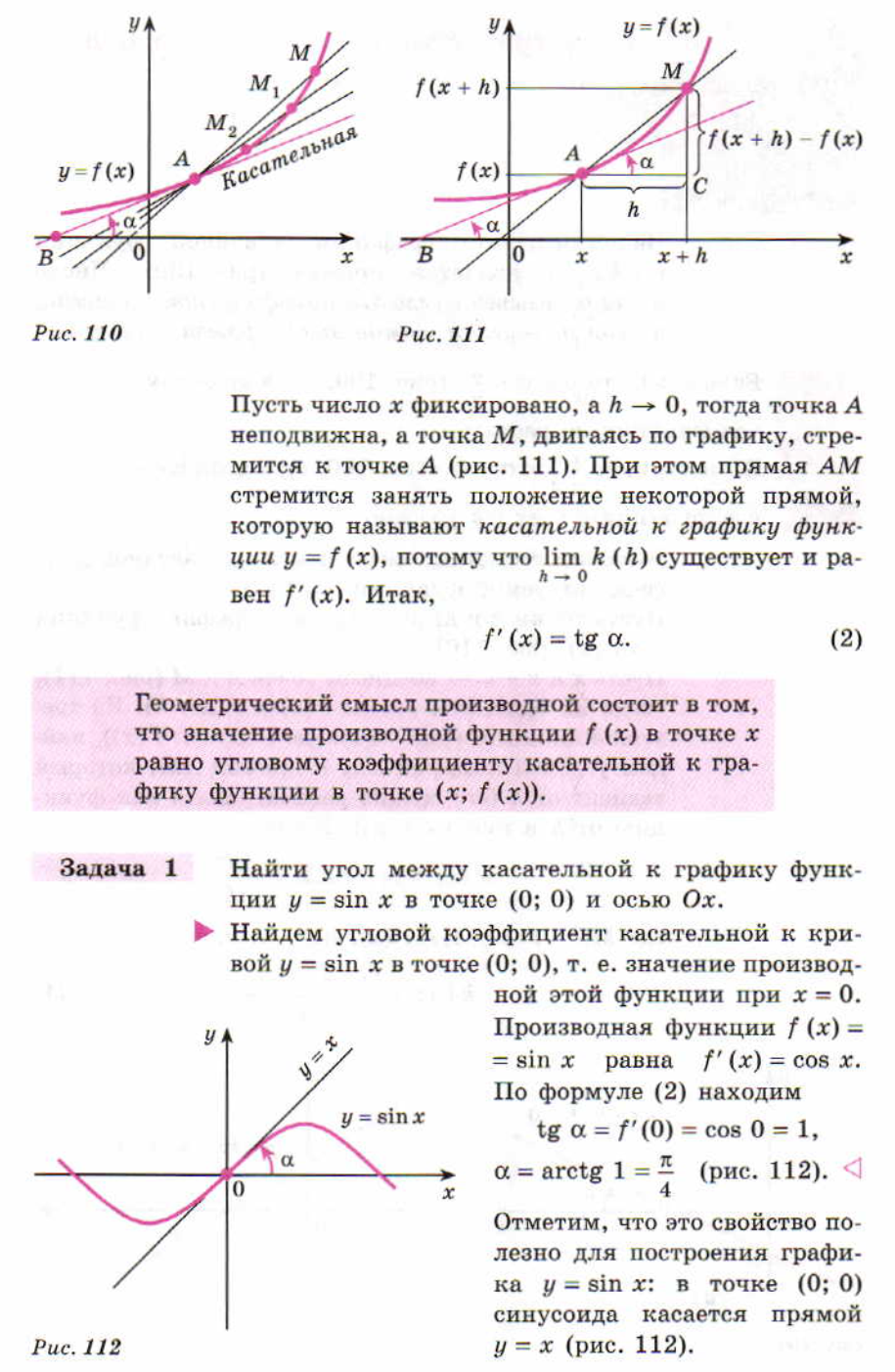 Гр.941 23.04.2020 Геометрический смысл производной. Уравнение касательной.