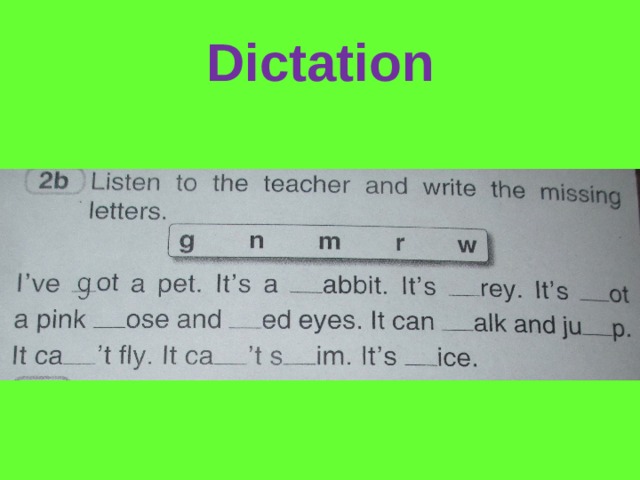 Dictation