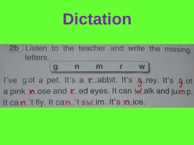 Dictation