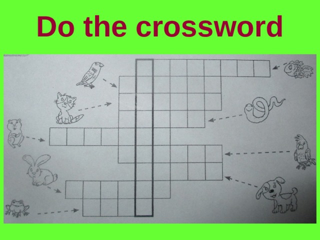 Do the crossword