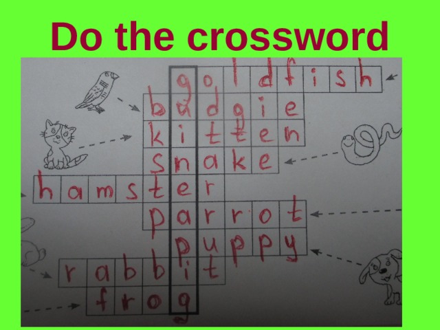 Do the crossword