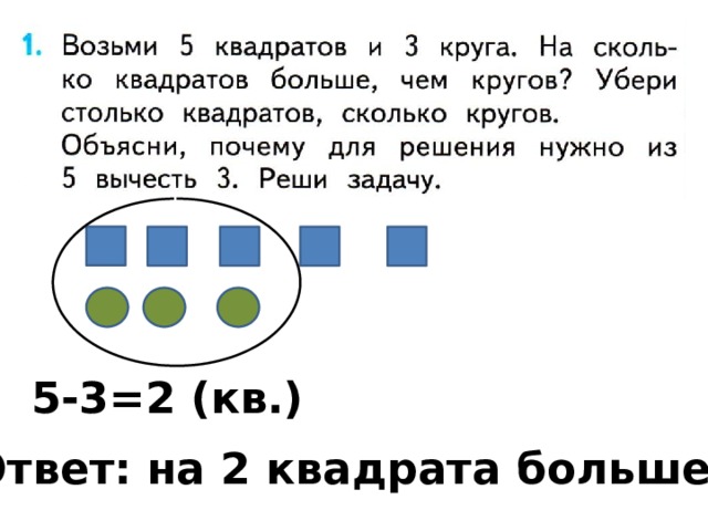 Нарисуй 6 кружков а квадратов в 2 раза меньше сколько квадратов ты должен нарисовать