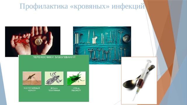 Профилактика «кровяных» инфекций   
