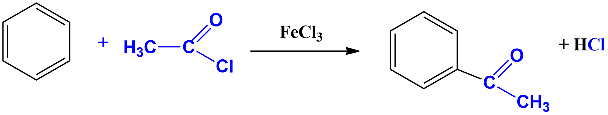 Бензол fecl3
