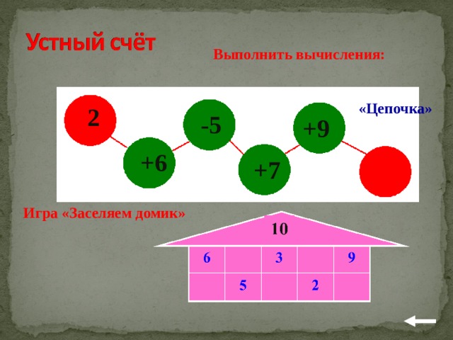 Игра цепочка