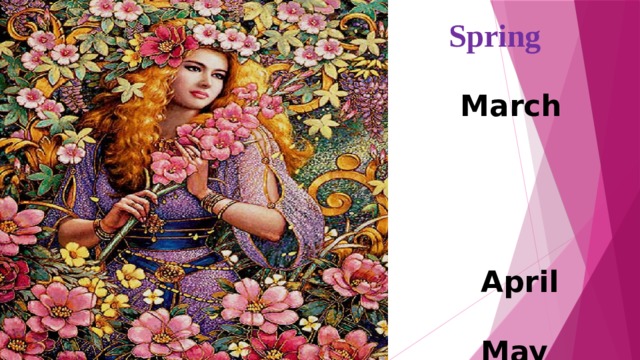  Spring  March  April  May 