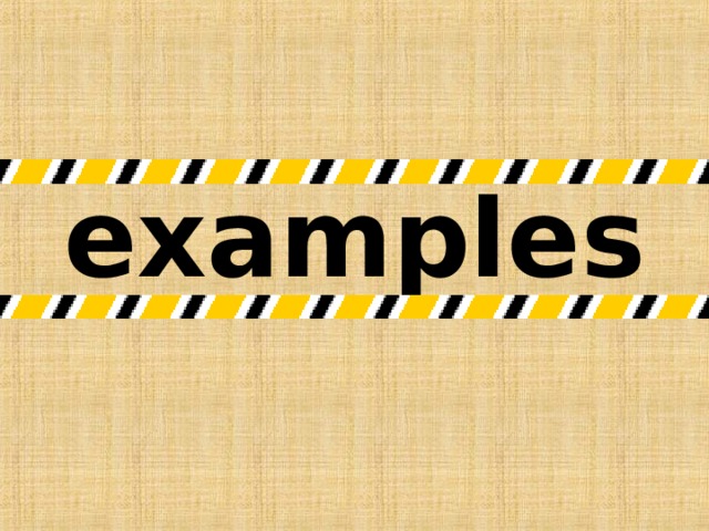 examples 