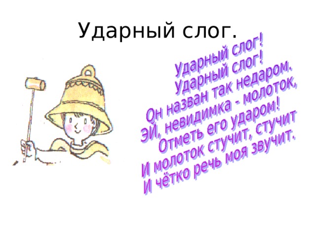 Ударный слог. 