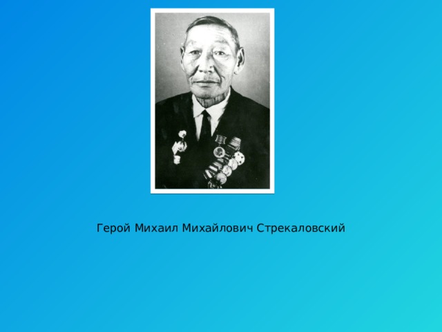 Герой Михаил Михайлович Стрекаловский 