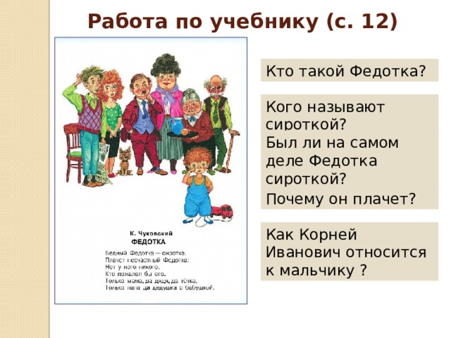 Федотка 1 класс литературное чтение. Бедный федотка Чуковский. Стихотворение Чуковского федотка. Литературное чтение федотка. Федотка сиротка.